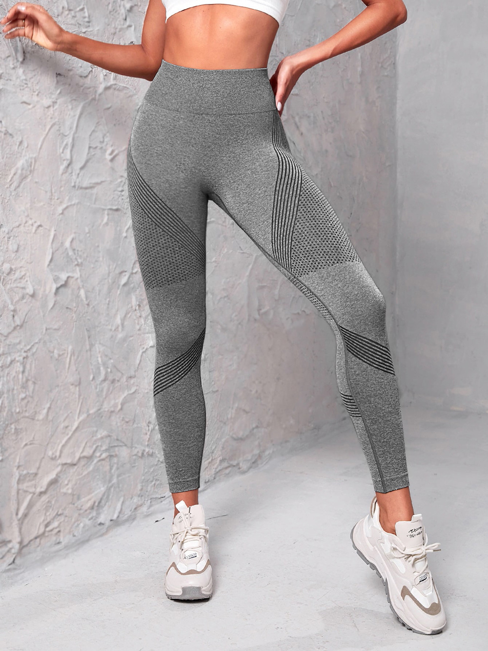 Sports Solid Color Nylon Active Bottoms Leggings display picture 5