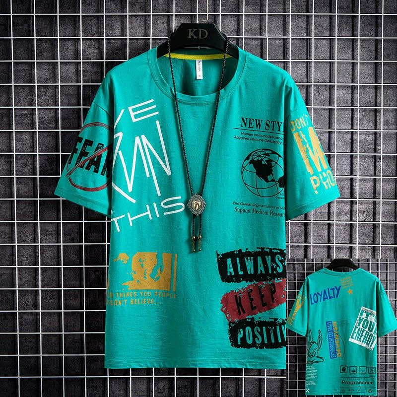 Футболка с короткими рукавами, мужская летняя новая свободная Базовая рубашка с коротким рукавом, 2023, Мужская Универсальная футболка с круглым вырезом, модная оптовая продажа