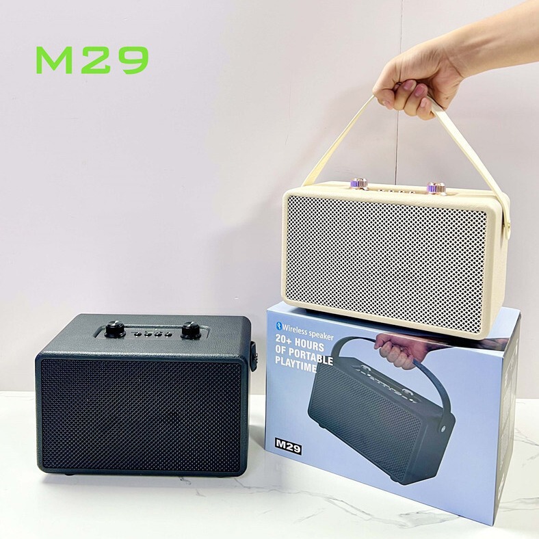 New Foreign Trade Model M29 Suitable for Retro Marshall Portable Bluetooth Speakers, Outdoor Portable Heavy Bass Wireless Speakers New Foreign Trade Model M29 Suitable for Retro Marshall Portable Bluetooth Speakers, Outdoor Portable Heavy Bass Wireless Speakers