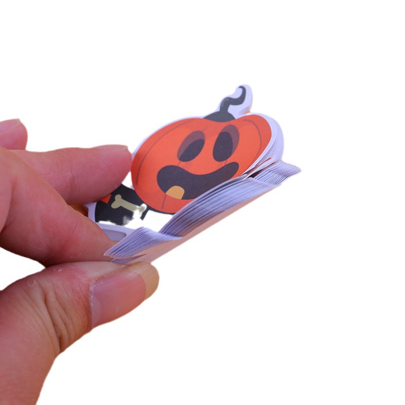 Nota creativa papel lindo tema de Halloween especial en forma de nota adhesiva dibujos animados N veces nota libro personalizable