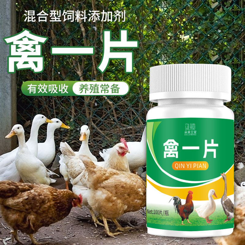 禽一片禽类鸡鸭鹅养殖常备饲料添加剂养殖场养鸡兔子鸟类可用鸽子