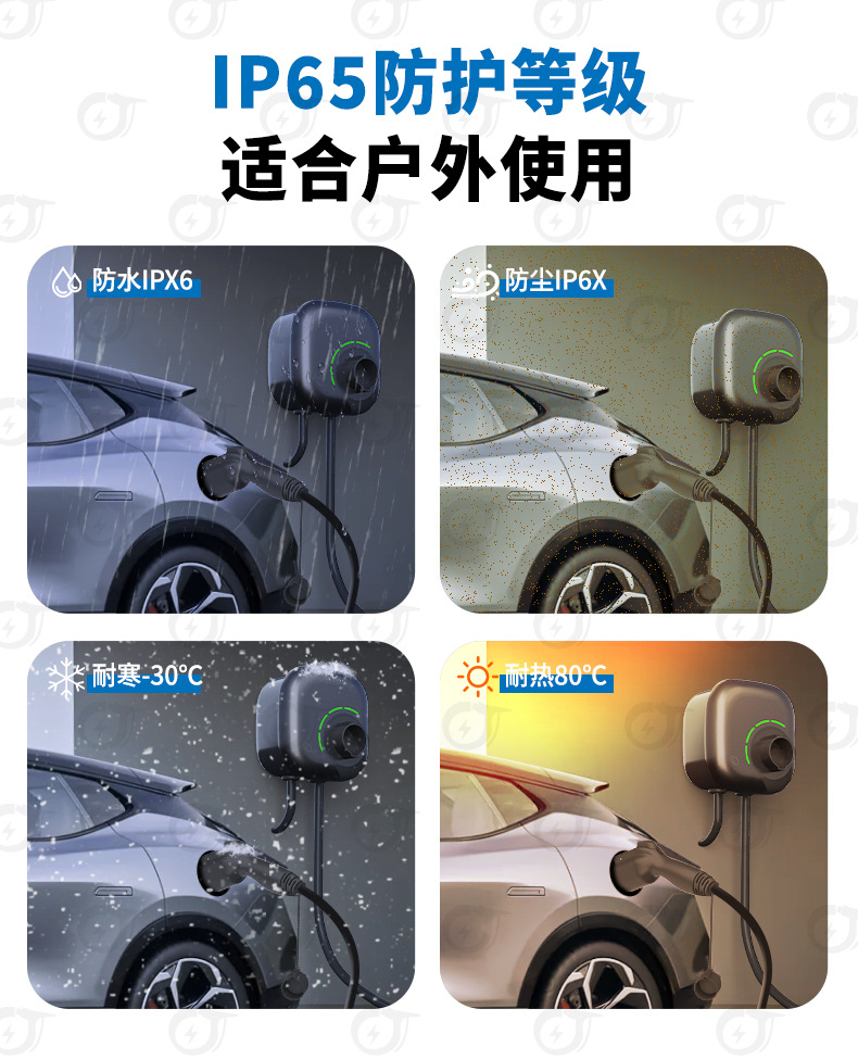 7Kw Ac Charging Pile American Standard J1772 New Energy Electric Vehicle Household Charging Pile Type1 Charging Pile 32A