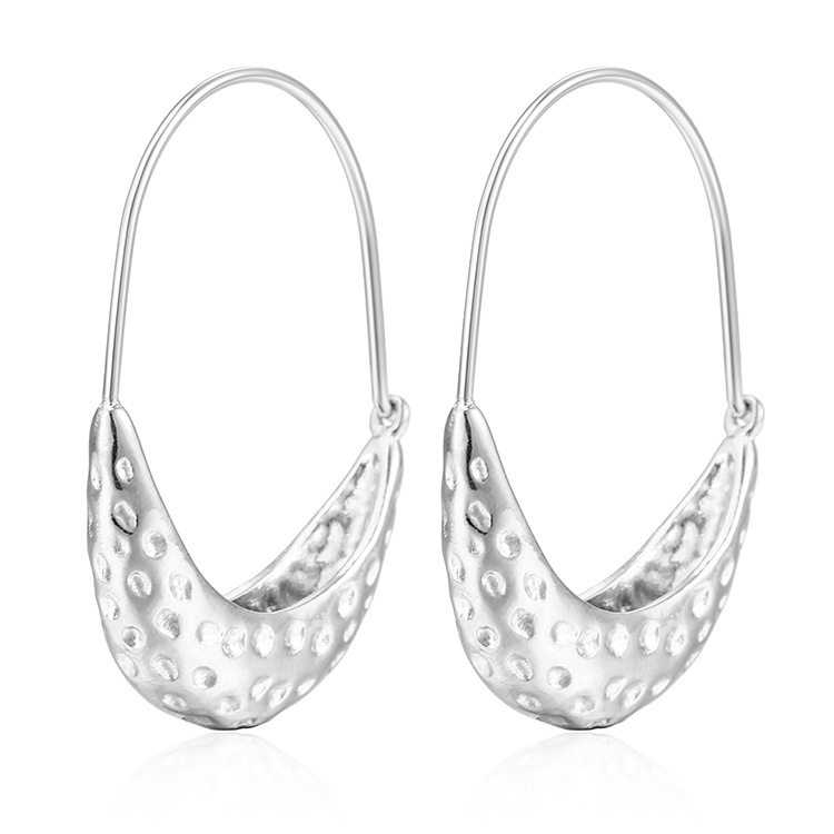 Pendientes largos de acero inoxidable exagerados de estilo europeo y americano transfronterizo