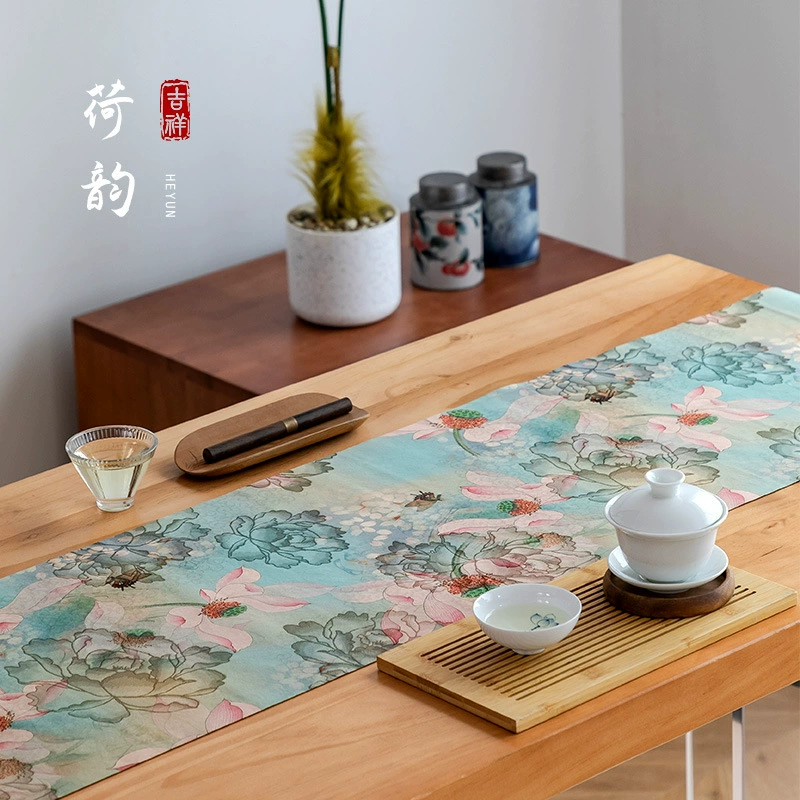 Водонепроницаемый чайный коврик Китайский двухсторонний чайный коврик