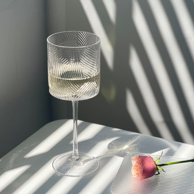 Taza con textura ins, cóctel de champán, copa de vino de frutas, jugo, burbujas, bebida fría, copa de vino casera, regalo, copa de vino tinto