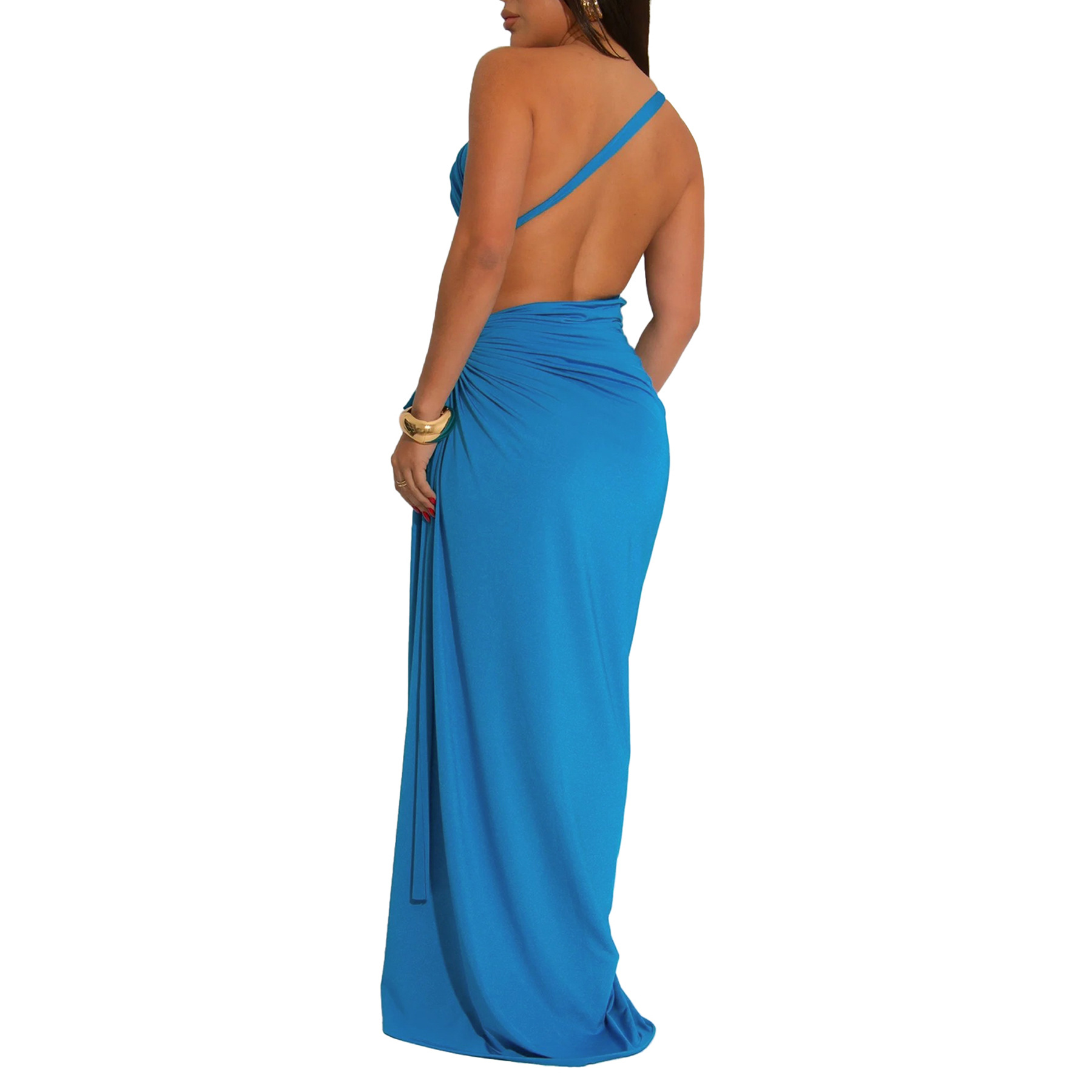 345g Weight Maxi Long Dress Dress Length Type Sleeveless Sleeve Length Sheath Dress Dresses Type Polyester Fabric Type High Waist Waist Line Banquet, Cocktail Party Occasion Strapless, Oblique collar Neckline Slim Fit Type Solid Color Pattern Summer Season Women's Gender Sexy, Streetwear Style Wholesale Women's Sexy Streetwear Solid Color Banquet Cocktail Party Strapless Oblique Collar Sleeveless Sheath Dress 26