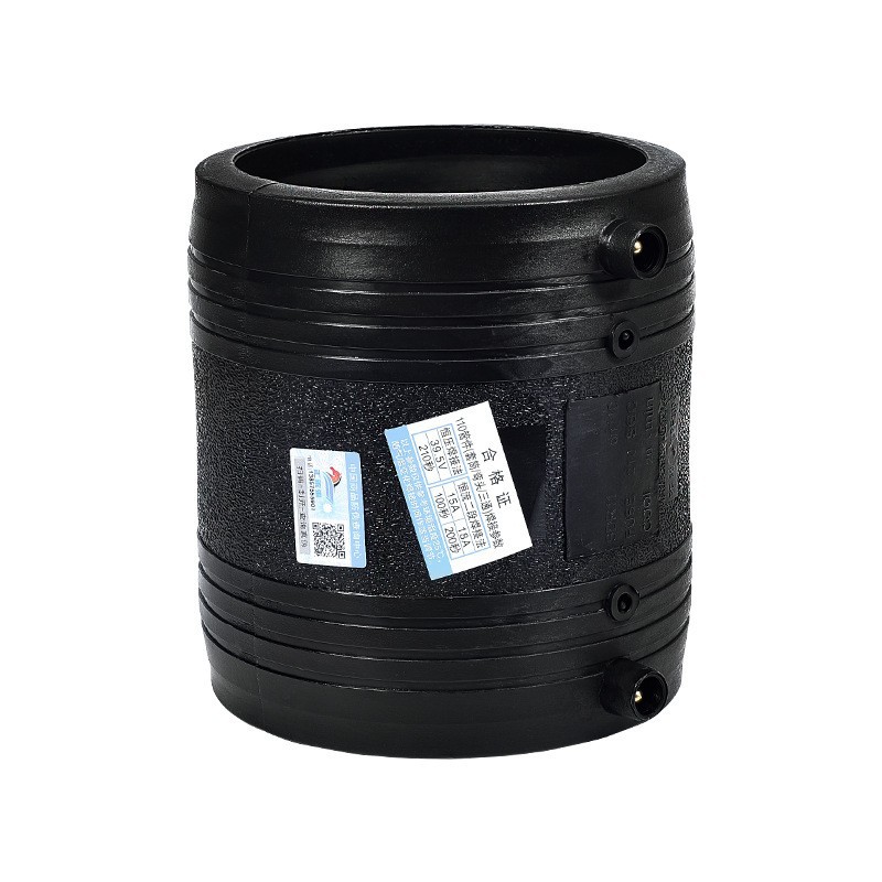 Accesorios de tubería de fusión eléctrica HDPE codo directo tee brida tapa de tubería máquina de fusión eléctrica máquina de soldadura de tubería 25-800 esqueleto de malla de alambre de acero