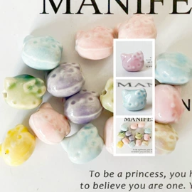 散珠/串珠;饰品配件;陶瓷工艺品