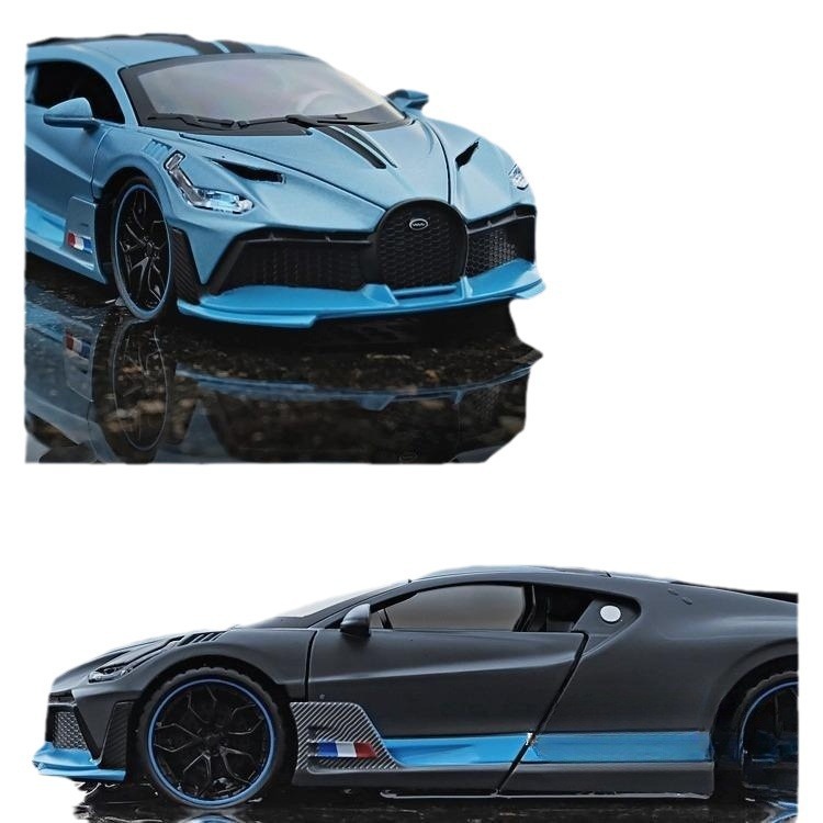 BUGATTI 슈퍼 러닝 카 모델 합금 자동차 소년 어린이 장난감 자동차 모델 컬렉션 장식품