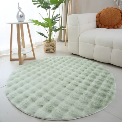 Dressing Table Cloakroom Simple Living – Car Carpet - green-bubble-velvet-has-a-lint-free-rate-of-999-diameter-60cm