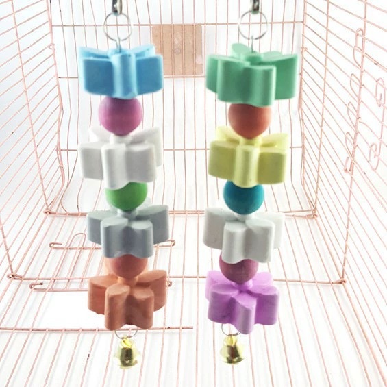 (№ 82-1) Постоянный фиолетовый-белка Тоторо кальций молочный цветок молярная нить попугай шлифовальный камень для рта кальциевый шлифовальный камень