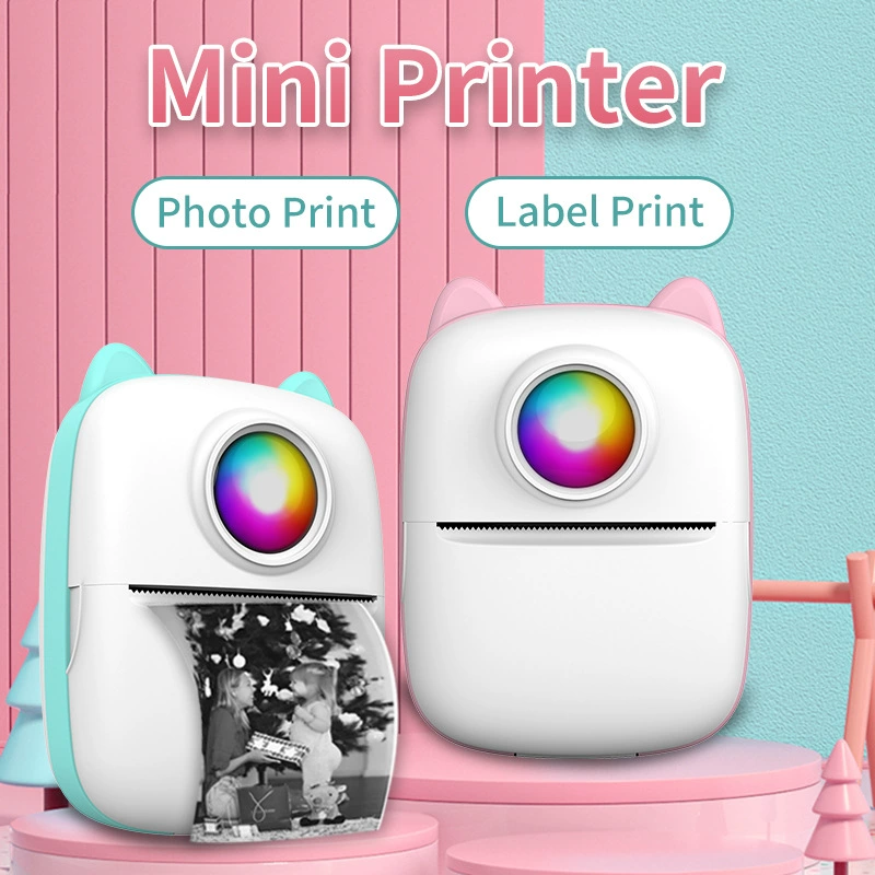 Small handheld printer, photo, note, bluetooth