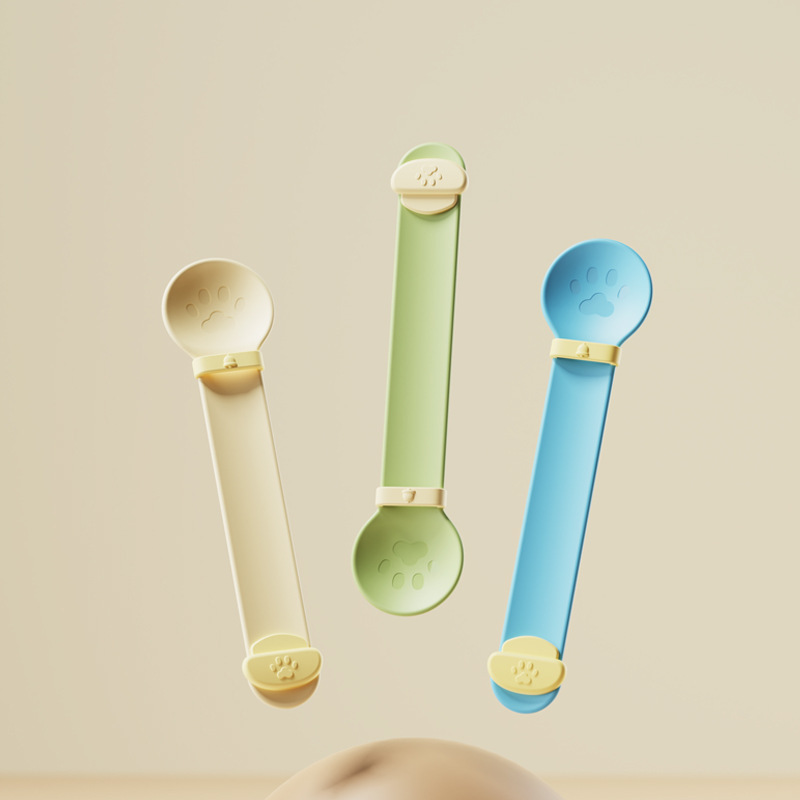 Nuevo alimentador de tiras de gato de Amazon, juego de comida para gatos, cuchara de bocadillos para gatos, exprimidor de huellas de gatos, suministros para mascotas al por mayor