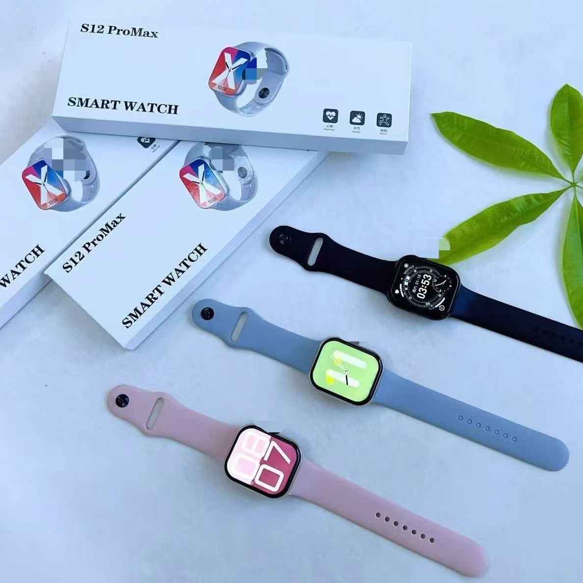 S12 ProMax smart saat - Bluetooth zəng və uzun batareya