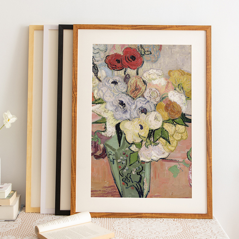 Solid Wood photo frame 32 inch 36 inch frame any large size Wall A4K8a3 photo album photo studio frame mounting