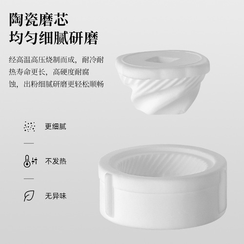 Pepper Grinder Manual Sea Salt Sichuan Peppercorn Grinder Bottle Black and White Pepper Powder Grinder Spice Bottle Seasoning Bottle Spreader Can