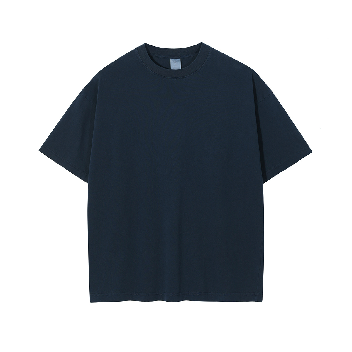 Yuan Senwang 2025 principios de la primavera 32 algodón de doble hilo 275g agua de lavado viejo blanco básico para hombres y mujeres camiseta de fondo