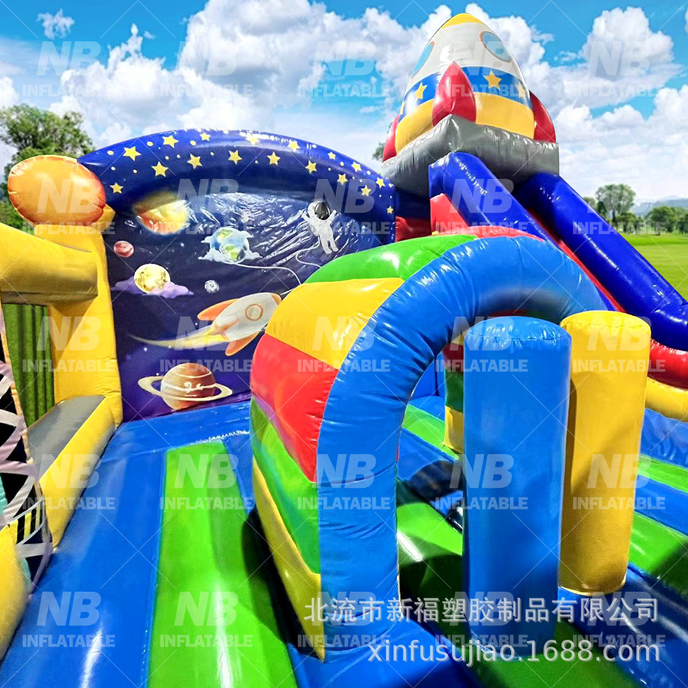 Espacio temático infláble castillo comercial infantil rebote casa infláble tobogan de agua combinación de juegos al aire libre