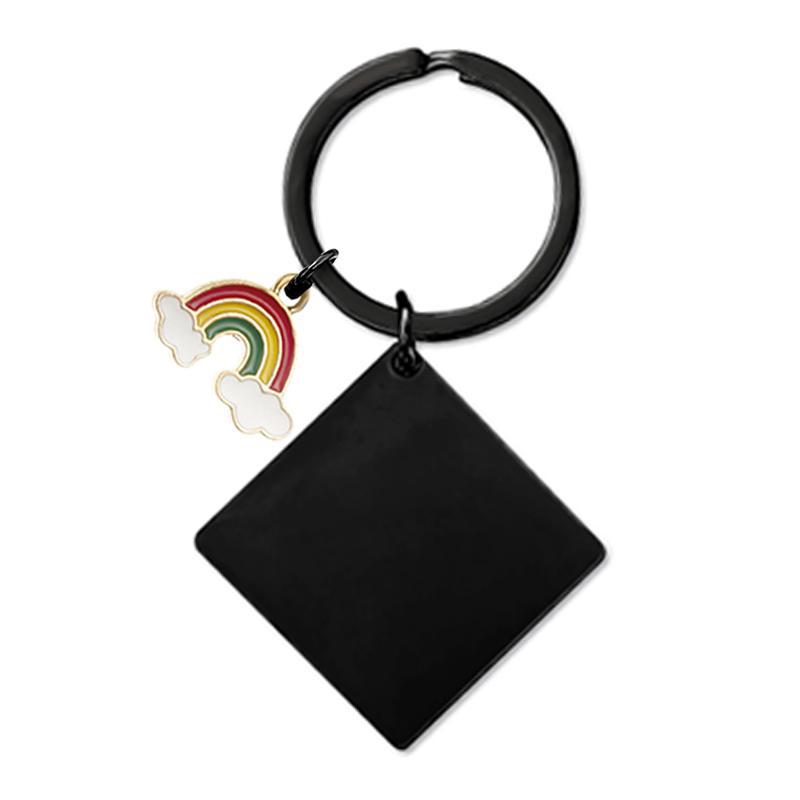 40g Weight Bag Pendant, Keychain Classification 1 Piece Quantity Casual, Daily Occasion Metal Material Rainbow, Jellyfish, Customization Laser Engraving Pattern Unisex Gender Vintage Style, Classic Style Style Vintage Style Classic Style Rainbow Jellyfish Customization Laser Engraving Metal Unisex Bag Pendant Keychain 5