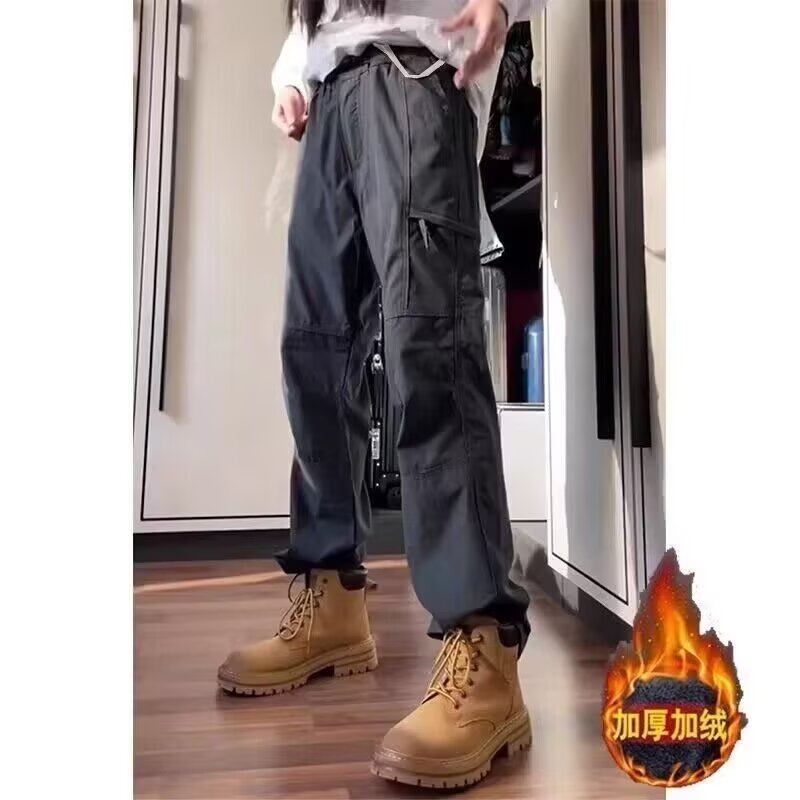 Men's Waterproof Stormproof Hiking Pants American Style Functional Outdoor Cargo Pants for Spring and Autumn