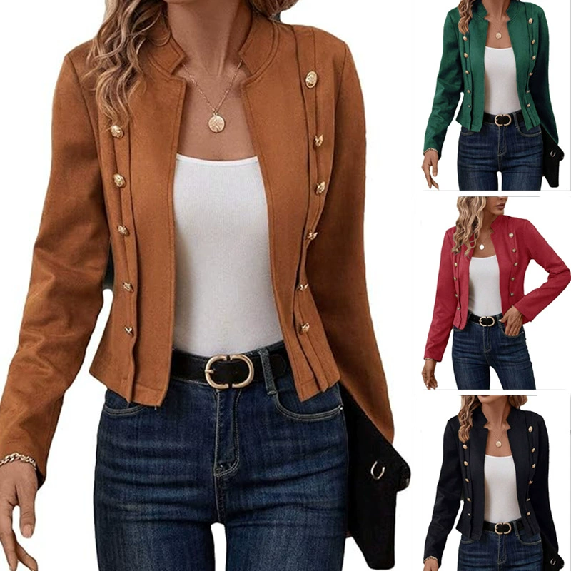 Независимая станция 24 Осень и Зима трансграничная женская куртка большого размера AliExpress кардиган костюм Amazon внешняя торговля