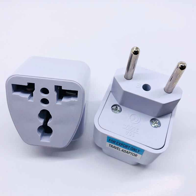 AS巴西规电源转换插头 嵌入式阿根廷意大利瑞士旅游欧标转接器10A