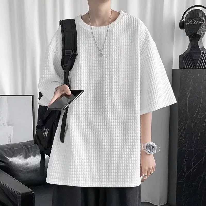 Футболка стиль бренда летом, корейский стиль, свободный крой