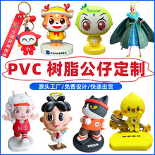 pvc盲盒公仔定制 树脂手办车载吉祥物摆件工艺品动漫卡通企业IP批