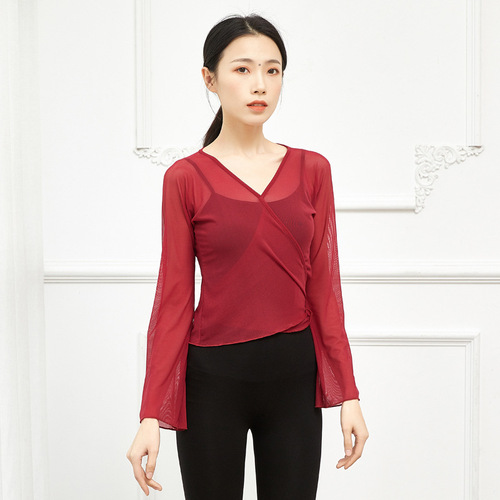 Ballet dance practice clothing for women, adult classical dance clothing, rhyme clothing, square dance clothing, body clothing, ethnic dance clothing