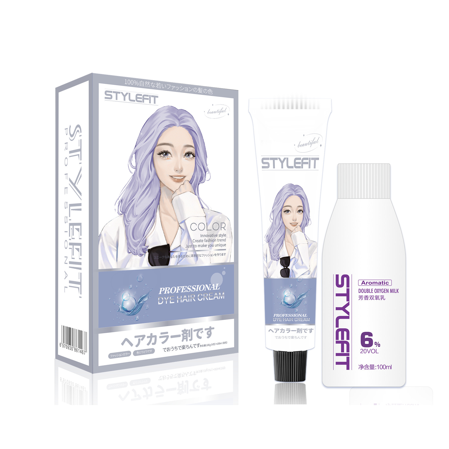 Colorbustion -free hair dye Hair products cover white hair hazelnut gray brown popular color hair dyeing paste plant manufacturer distribution 5