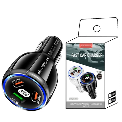 charger 2QC3.0 2PD fast | Mobil şarj cihazları - 359-1a2c-black-small-package