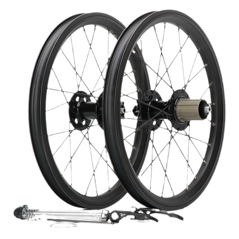 CoerPower16-inch 305 комплект колес дискового тормоза 4 Peilin 11-скоростной складной автомобиль из алюминиевого сплава двухслойный обод велосипеда