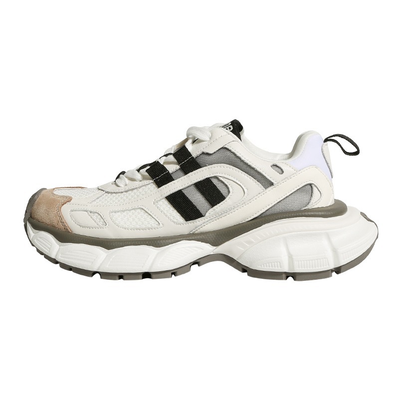 Coole Dad-Schuhe im angesagten Stil, Color-Blocking, dicke Sohle, atmungsaktives Mesh, vielseitige Freizeitsneaker für Damen, Frühling und_voghion.com