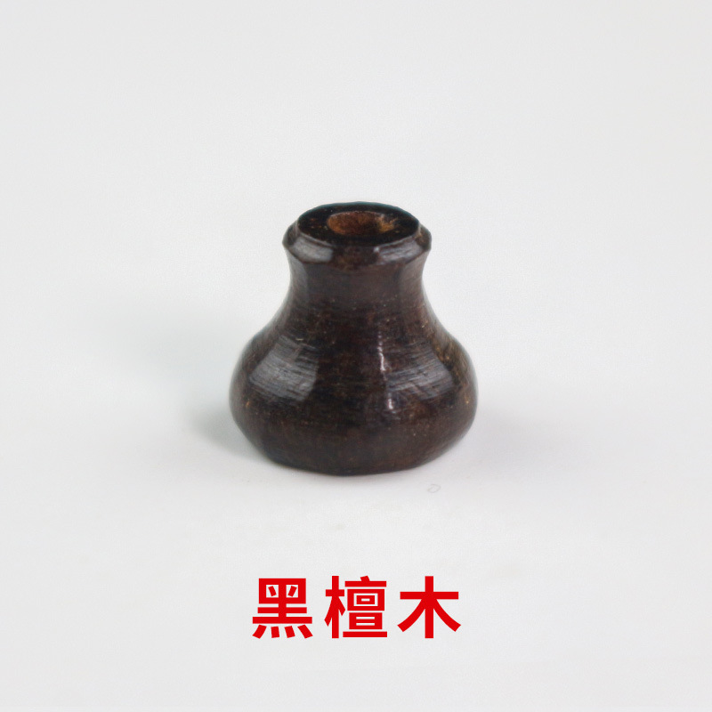 Fábrica al por mayor cuentas de madera cuentas sueltas accesorios de joyería DIY material cuentas de madera redondas procesamiento de sándalo púrpura cuentas de madera de ébano