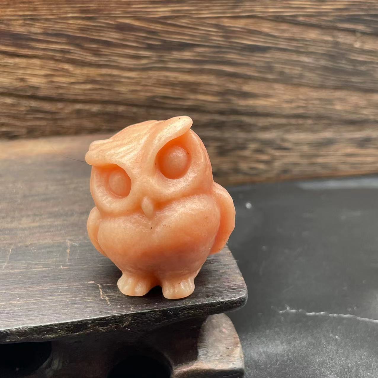 Retro Simple Style Owl Natural Stone Ornaments Artificial Decorations display picture 1
