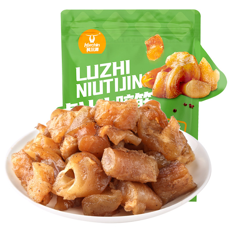 科尔沁牛蹄筋68g酱卤肉制品牛筋小包装辣味小零食休闲麻辣熟食