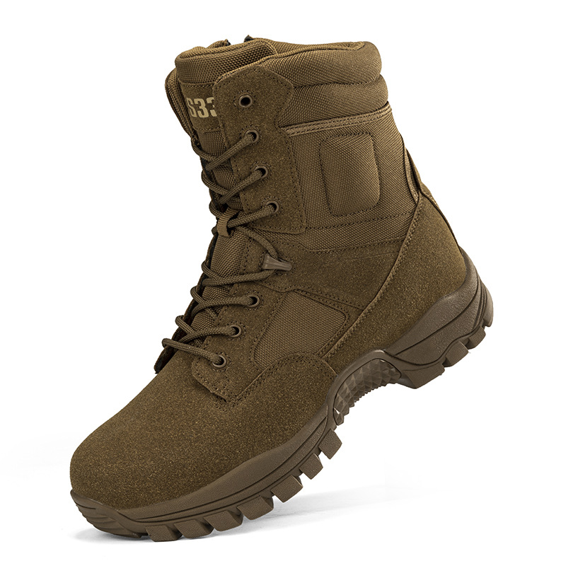 New outdoor special forces training boots large size for tactical boots men and women wear-resistant combat boots hiking desert hiking boots_voghion.com