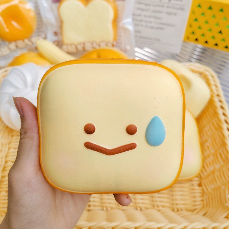 Slime, toy, bread, toast, anti-stress