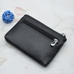 First-layer cowhide coin purse, bus card holder, Korean style coin purse, genuine leather key bag factory wholesale