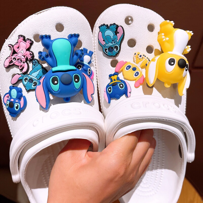Croc Shoes, Flower Shoe Buckles, Decorative Accessories, Cartoon Buckle Slippers, New Donald Duck, Mickey Spongebob