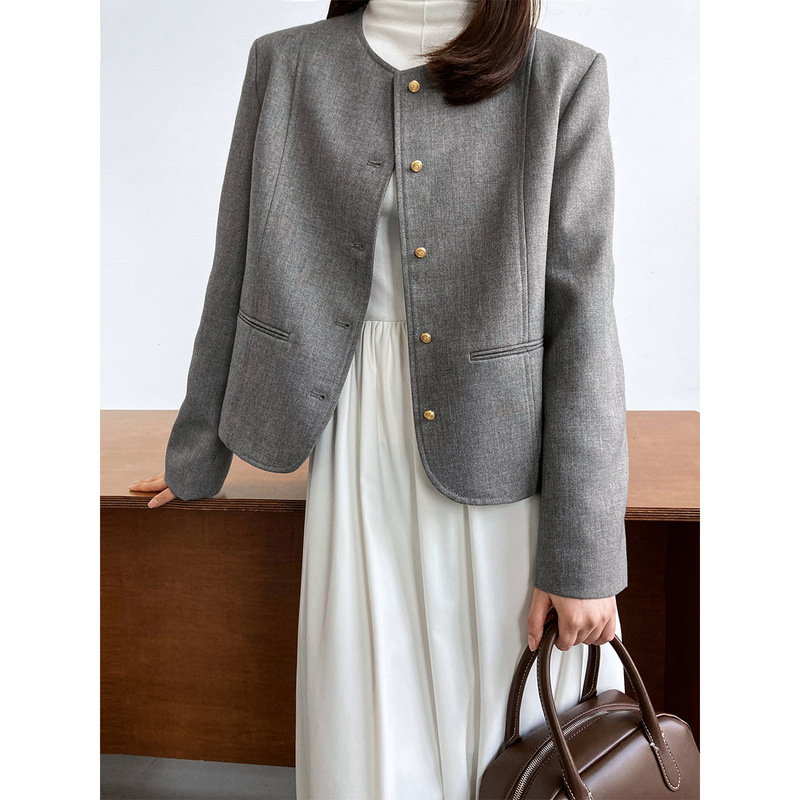 Luxi French-Style Short Jacket for Women, 2025 Autumn New Model, Elegant and High-End Blazer 3352 Luxi French-Style Short Jacket for Women, 2025 Autumn New Model, Elegant and High-End Blazer 3352
