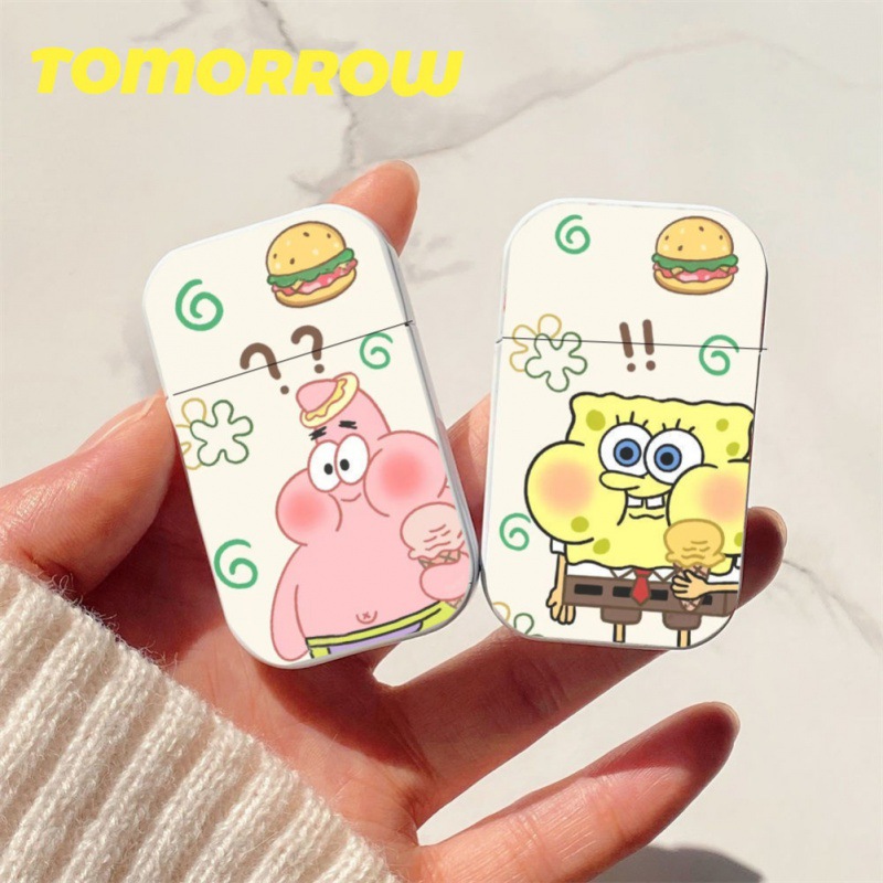 【一件代發】海綿寶寶派大星打火機粉色火焰充氣可愛卡通創意送男