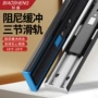 阻尼静音三节液压滑轨