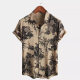 2025 New Shirt Cross-Border Creative Elements 3D Digital Printing Trendyy Loose Men's Loose Shirt