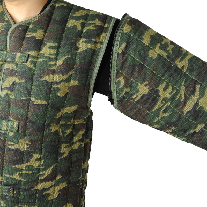 Ropa protectora de camuflaje de lona entrenador de perros entrenamiento de perros suministros para mascotas ropa de entrenamiento Equipo de trabajo para perros equipo de protección