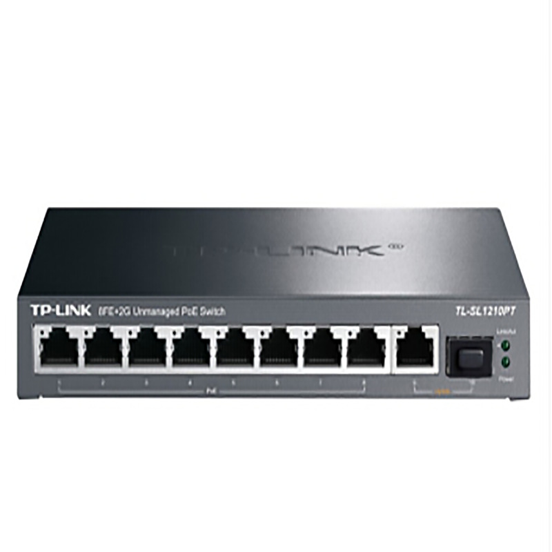 TP-LINK TL-SL1210PT 8口百兆POE供电交换机
