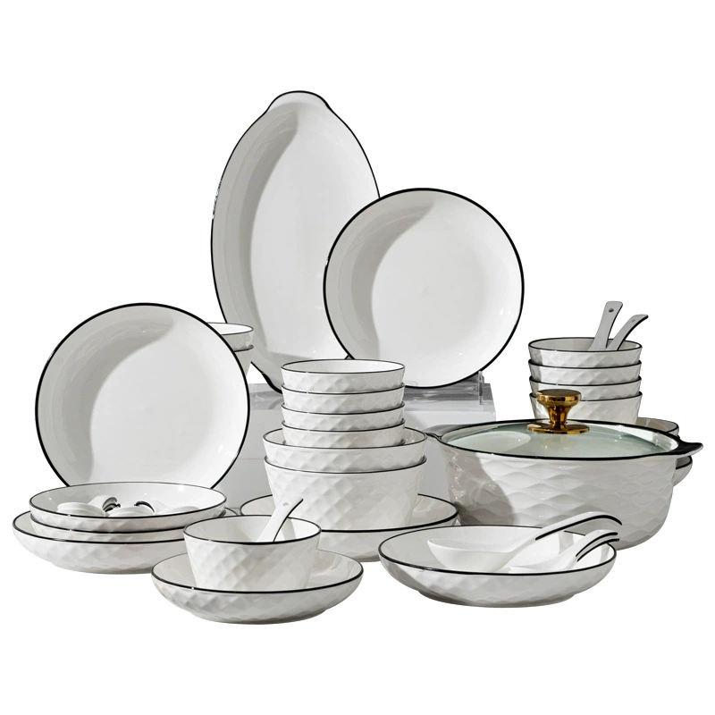 Diamond ceramic chopsticks, tableware, set, DIY