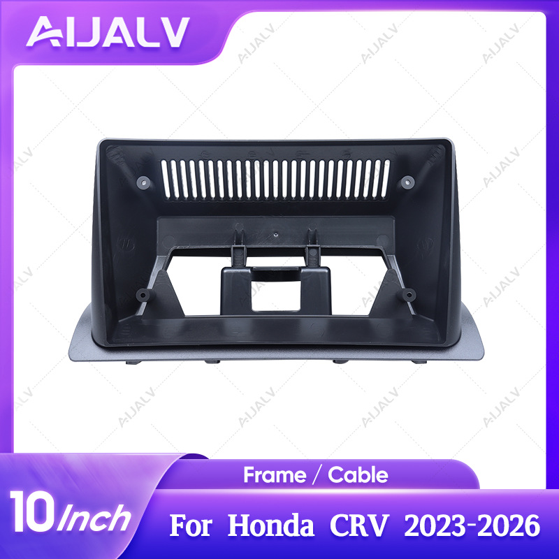 Cross-Border Best-Selling Android Dvd Navigation Frame Suitable for 23-26 Honda Crv 10inch Car Center Console Frame