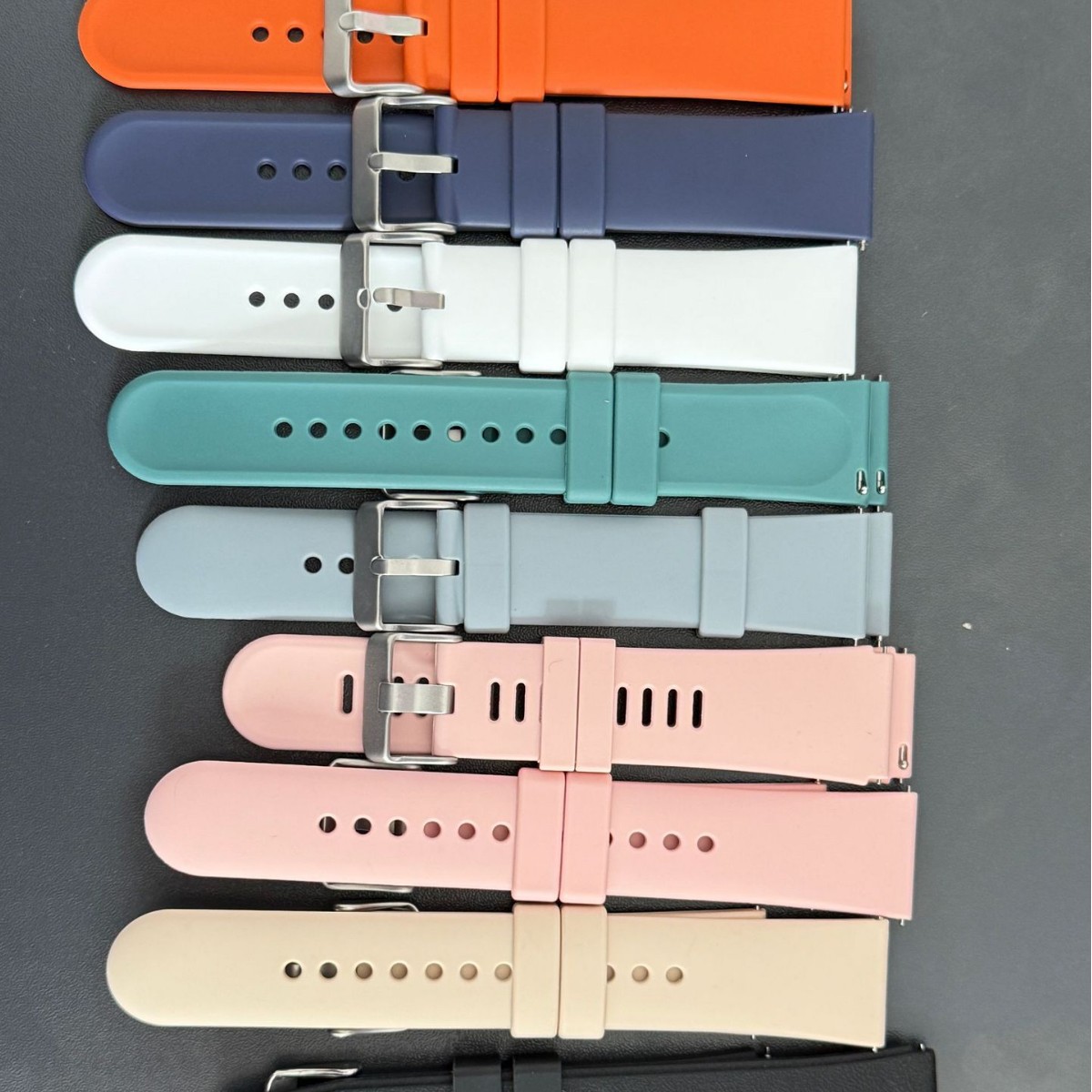 Smart Watch Accessories 22mm Replacement Strap Sports Silicone Strap Metal Steel Strap Suitable for a Variety of Brand Watches