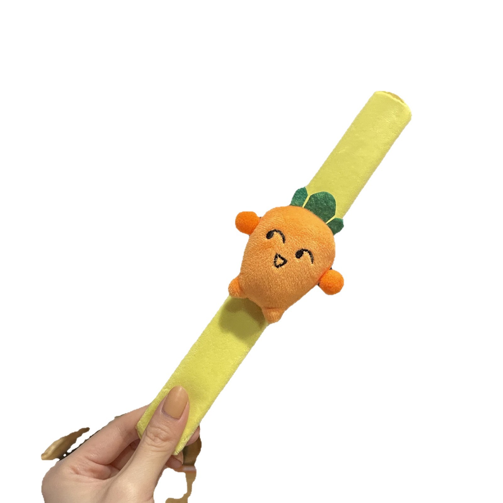 Anillo de pelusa de dibujos animados para niños muñecas de peluche pareja brazalete decoración creativa navideña joyería para el cabello regalos de boda
